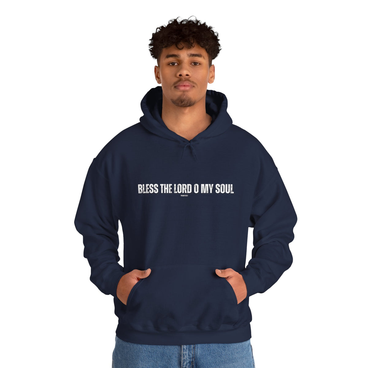 Bless The Lord O My Soul | Men's Heavy Blend™ Hooded Sweatshirt