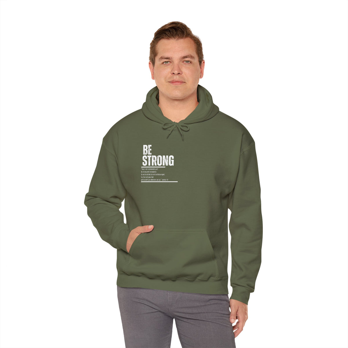 "Be Strong" Unisex Heavy Blend™ Hooded Sweatshirt