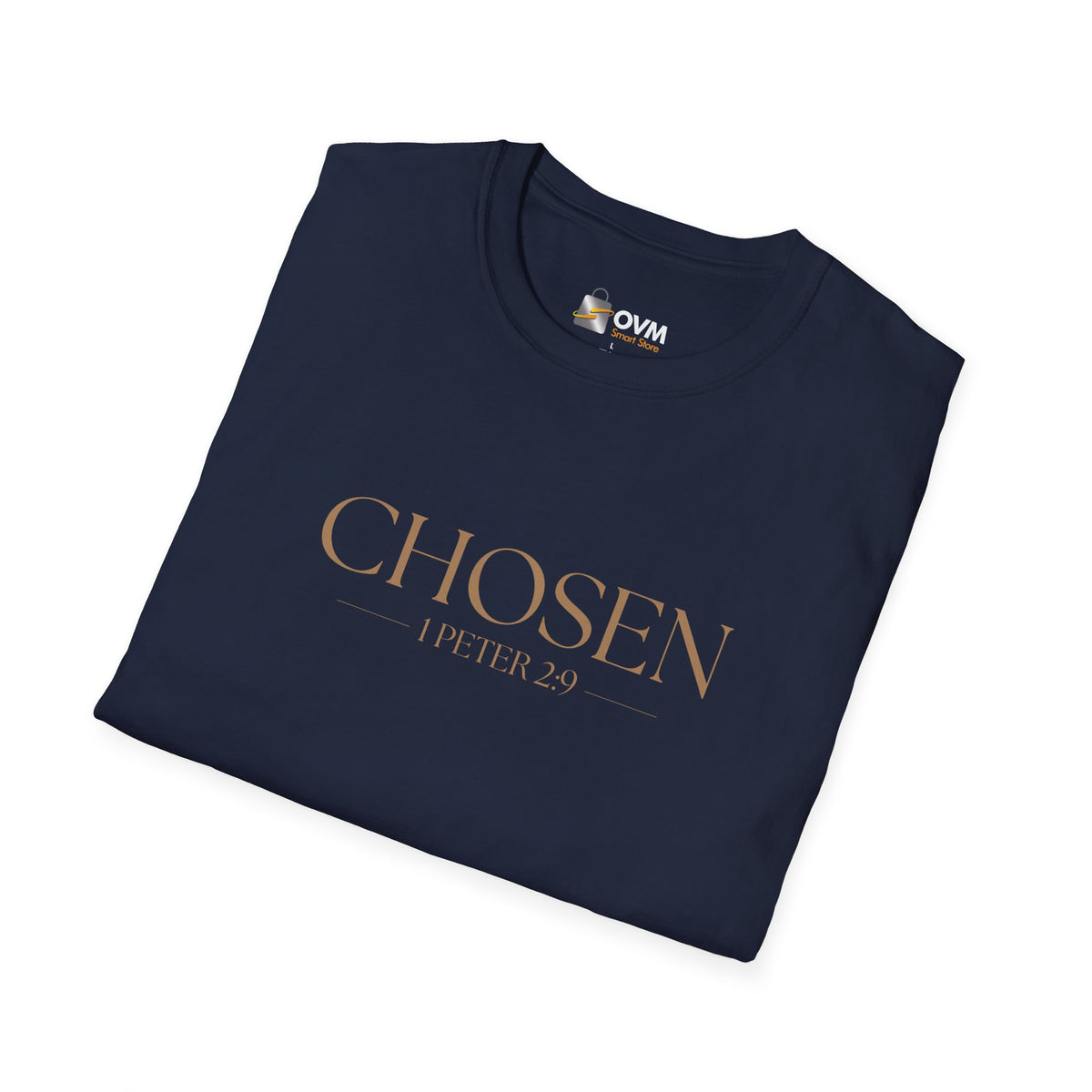 Chosen Christian T-Shirt – 1 Peter 2:9 Faith Apparel - Unisex Softstyle T-Shirt