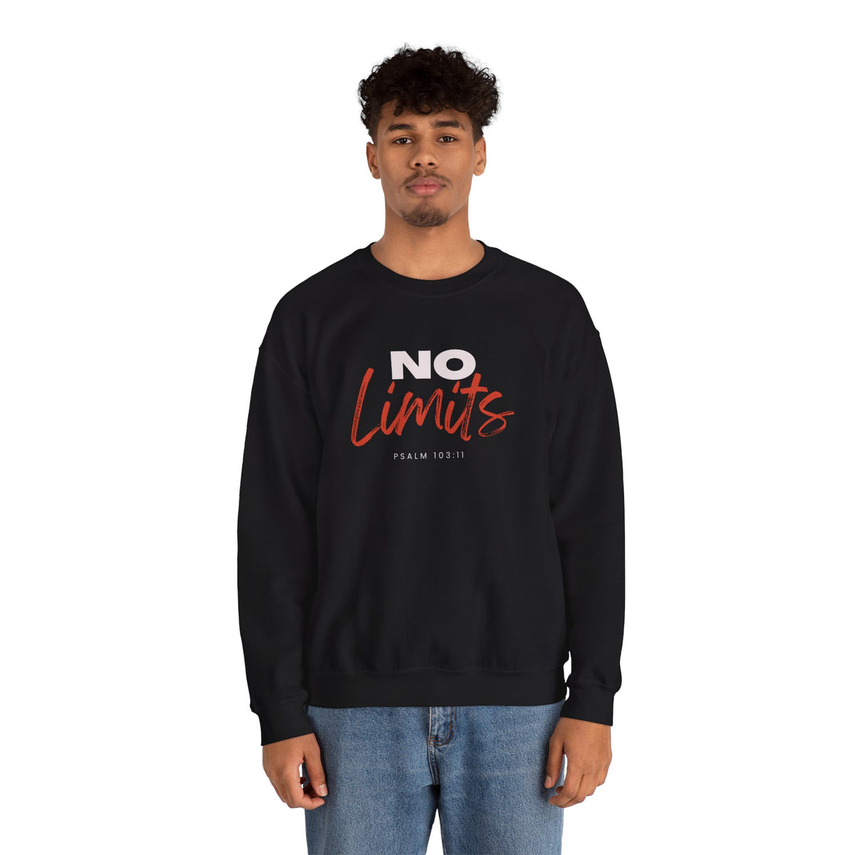 No Limits- Unisex Heavy Blend™ Crewneck Sweatshirt