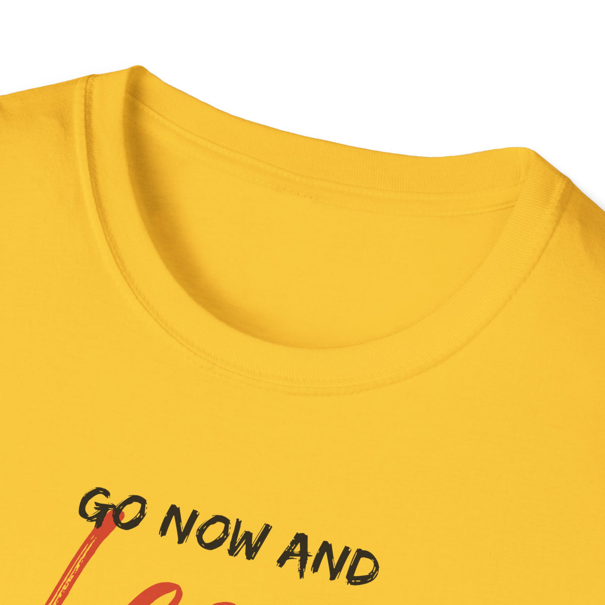 "Go Now and Leave Your Life of Sin" Unisex Softstyle T-Shirt