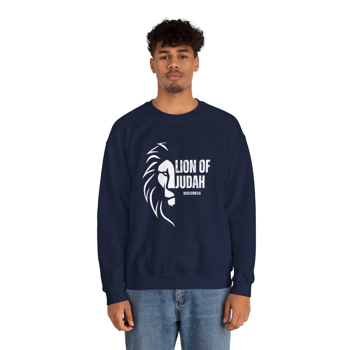 Lion Of Judah- Unisex Heavy Blend™ Crewneck Sweatshirt