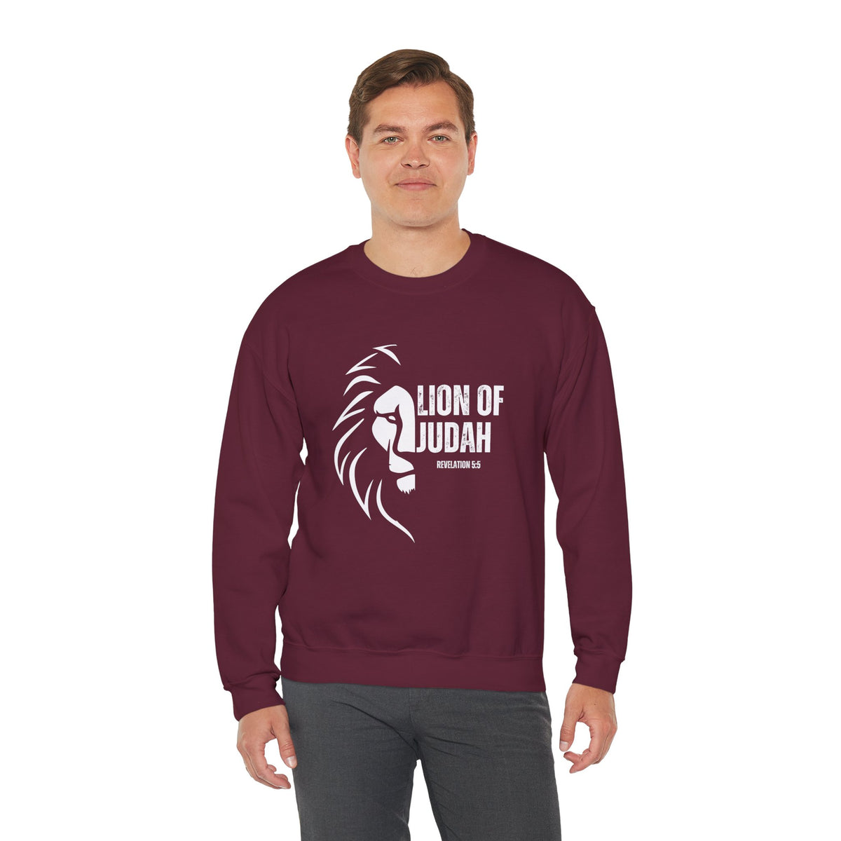 Lion Of Judah- Unisex Heavy Blend™ Crewneck Sweatshirt