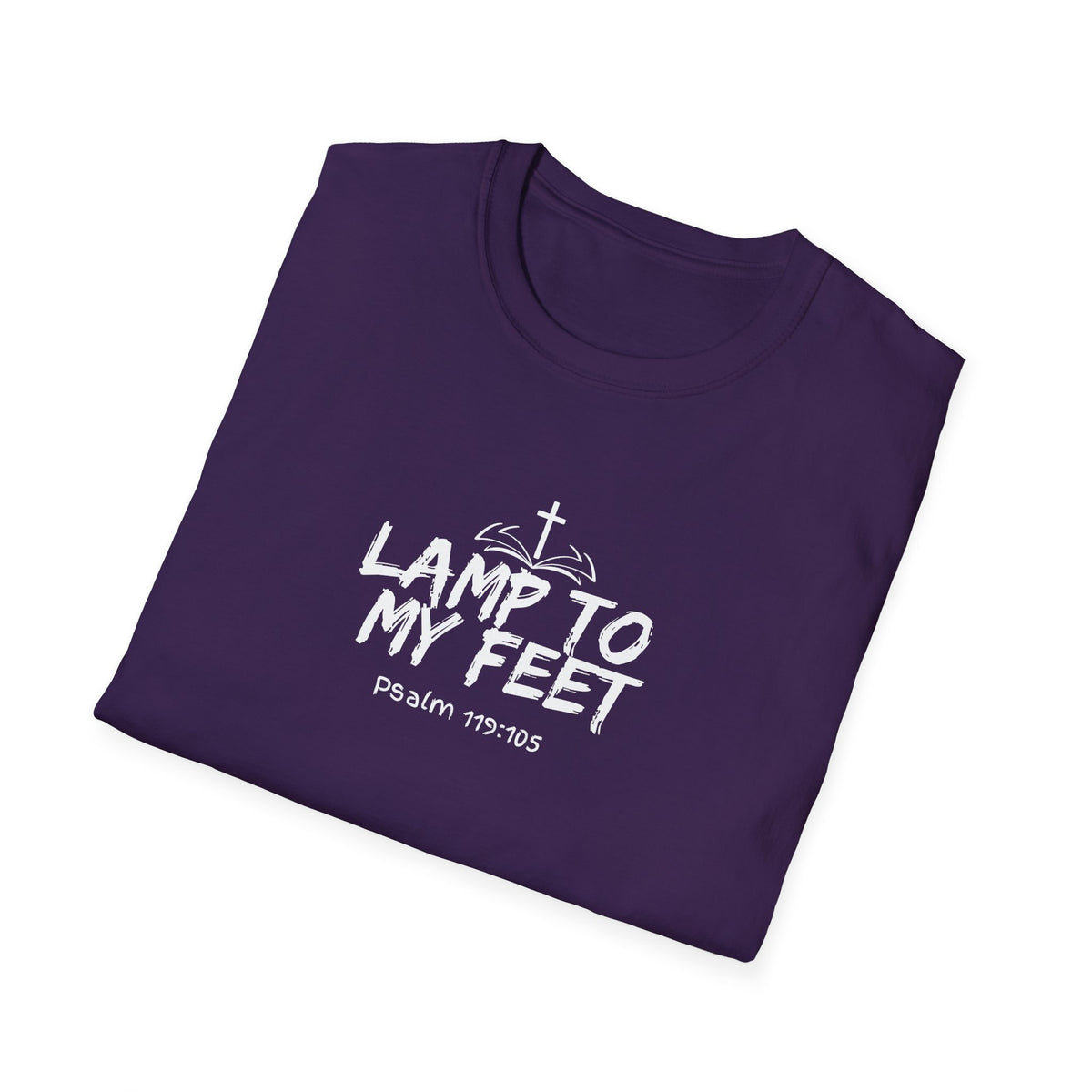 "Lamp To My Feet" Unisex Softstyle T-Shirt