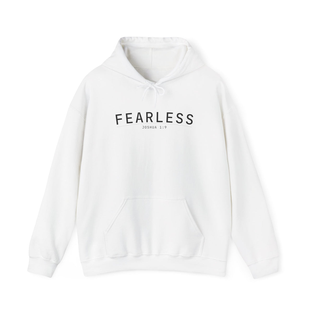 Fearless Christian Hoodie – Joshua 1:9 Faith Comfort Wear