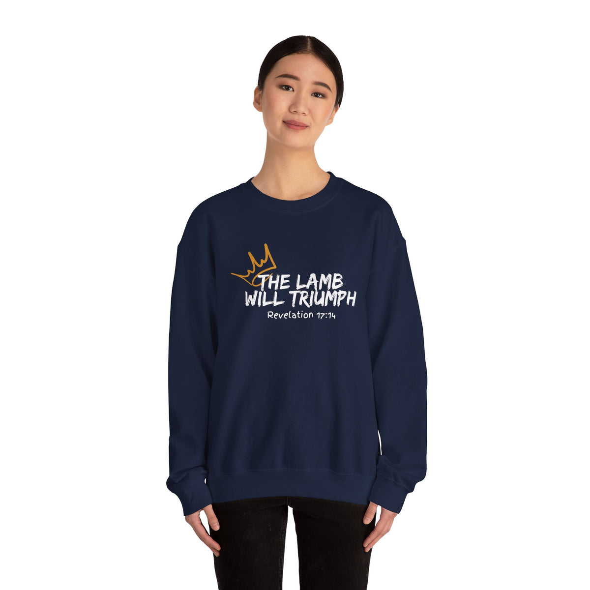 The Lamb Will Triumph- Unisex Heavy Blend™ Crewneck Sweatshirt