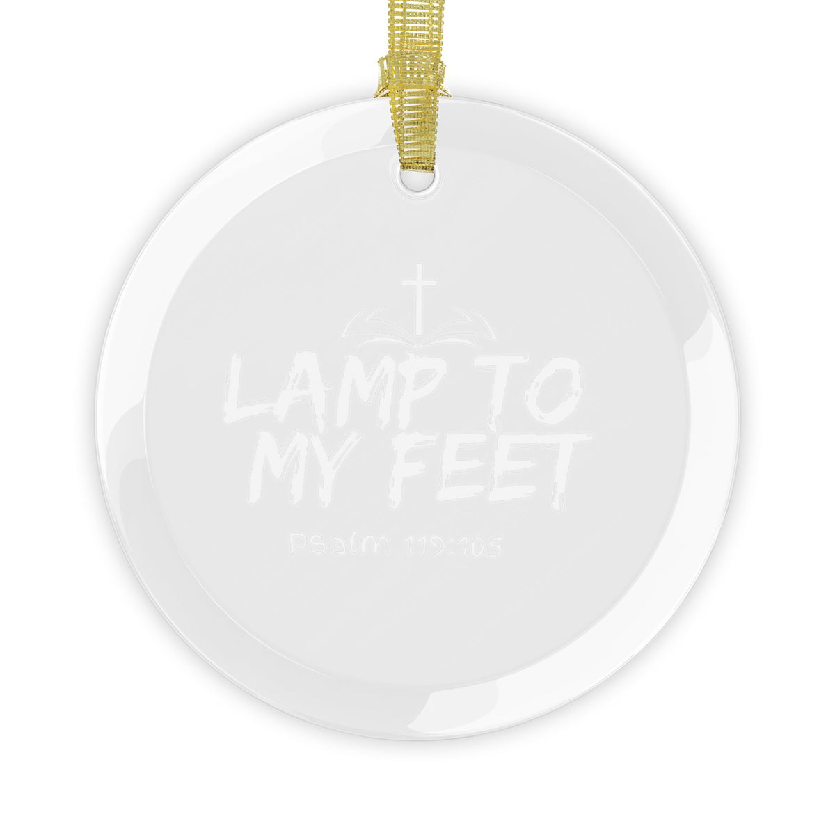 Lamp To My Feet Glass Ornaments