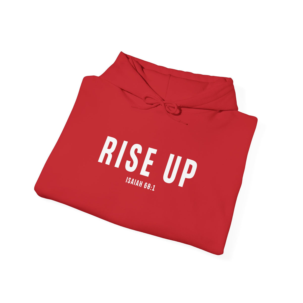 Rise Up Christian Hoodie – Isaiah 60:1 Faith Comfort Wear