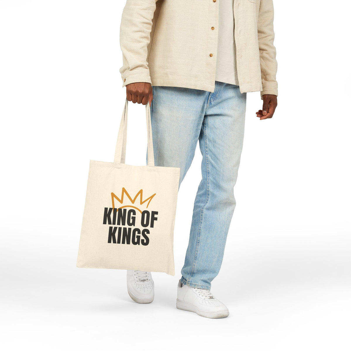King of Kings | Cotton Canvas Tote Bag