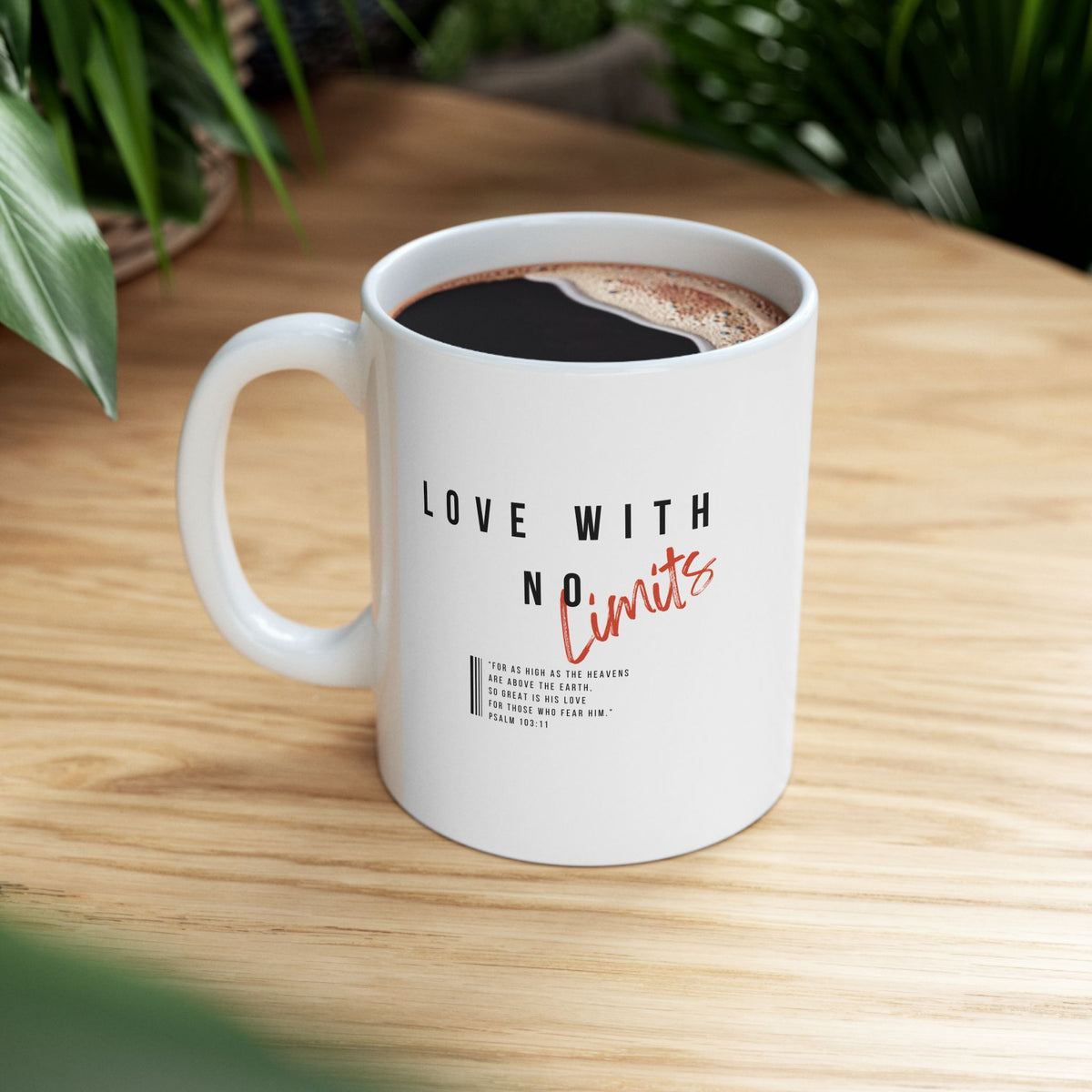 "Love With No Limits" Ceramic Mug, (11oz, 15oz)