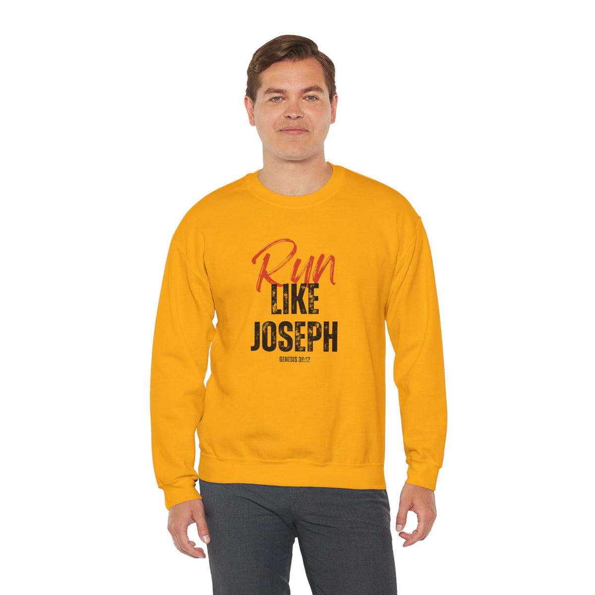 Run Like Joseph- Unisex Heavy Blend™ Crewneck Sweatshirt