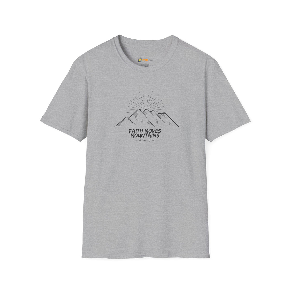 Faith Moves Mountains- Unisex Softstyle T-Shirt