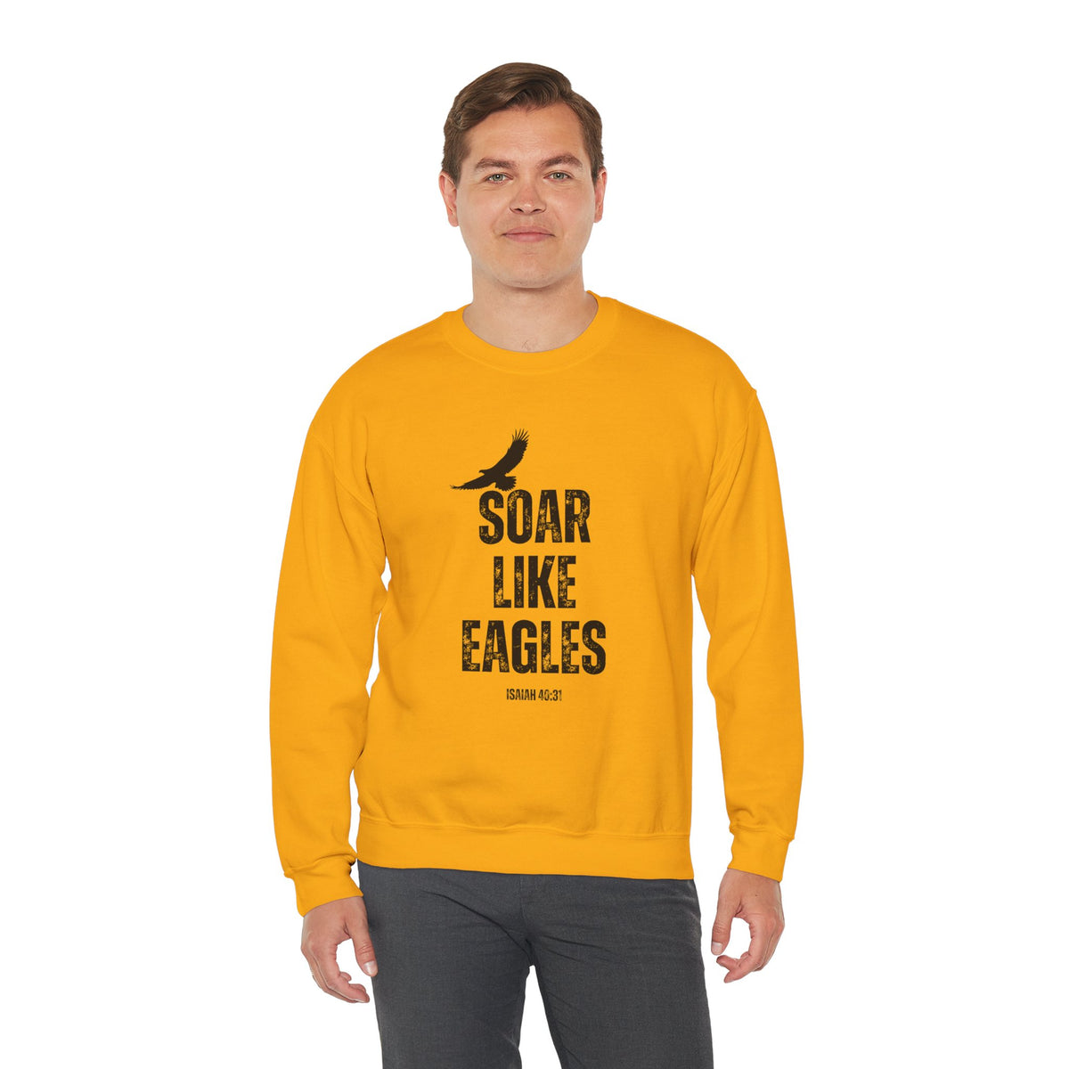 Soar Like Eagles- Unisex Heavy Blend™ Crewneck Sweatshirt