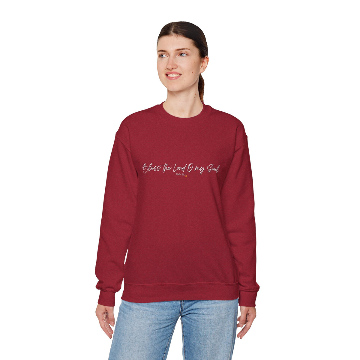 Bless The Lord O My Soul | Ladies' Heavy Blend™ Crewneck Sweatshirt