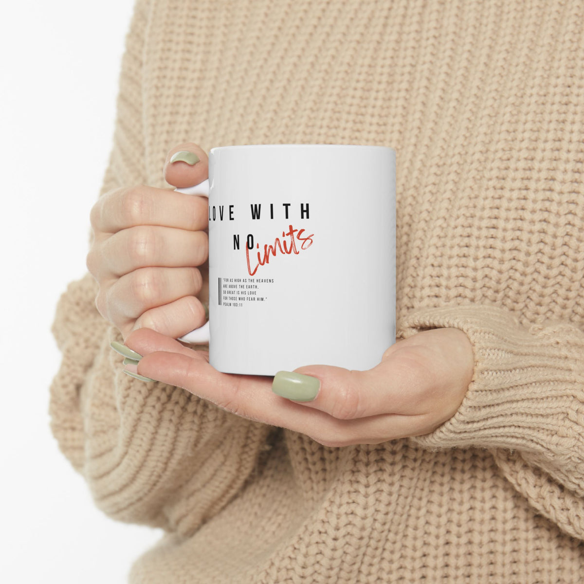 "Love With No Limits" Ceramic Mug, (11oz, 15oz)