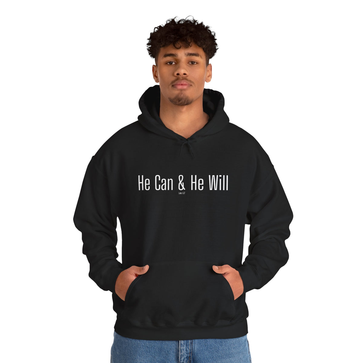 He Can & He Will | Men's Heavy Blend™ Hooded Sweatshirt