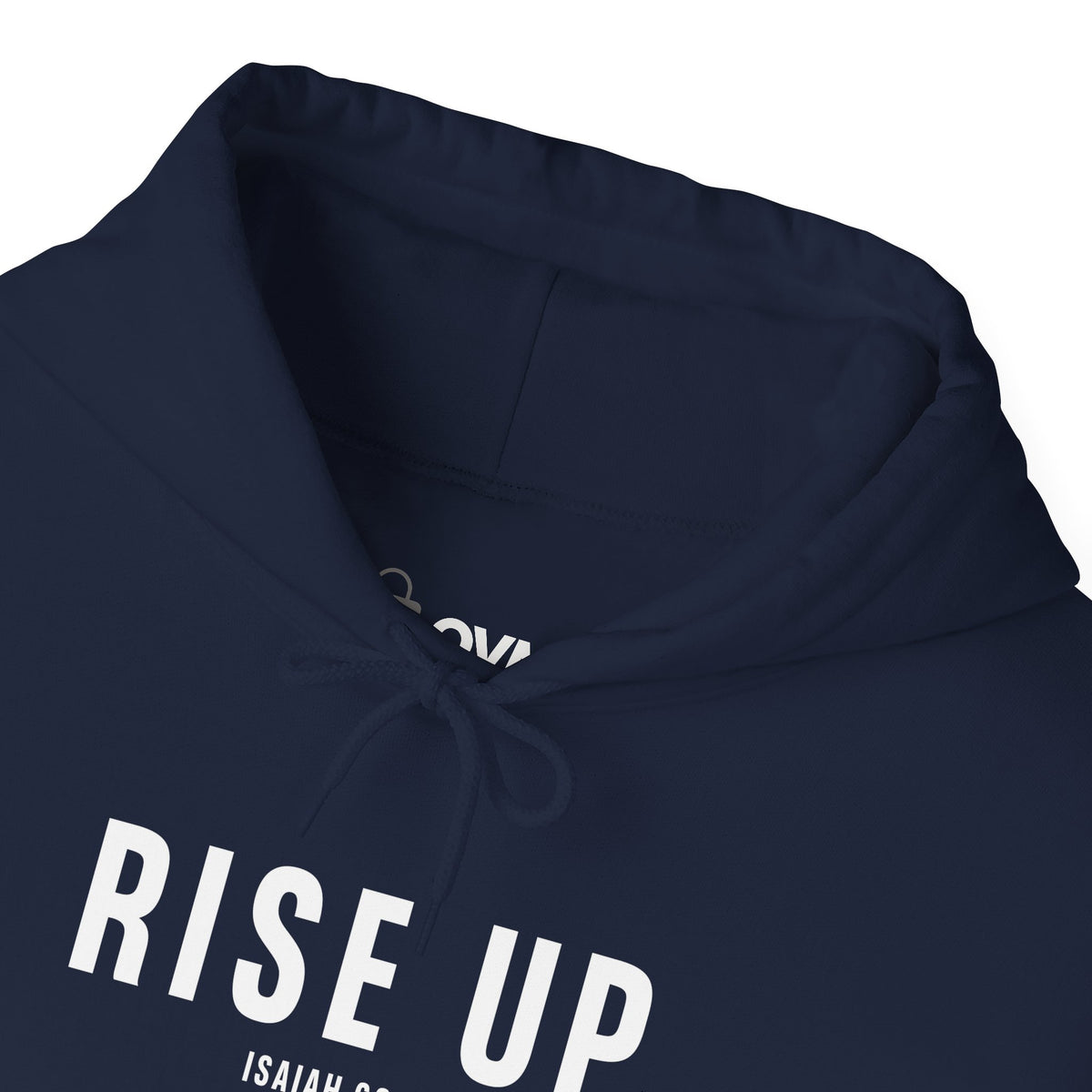 Rise Up Christian Hoodie – Isaiah 60:1 Faith Comfort Wear