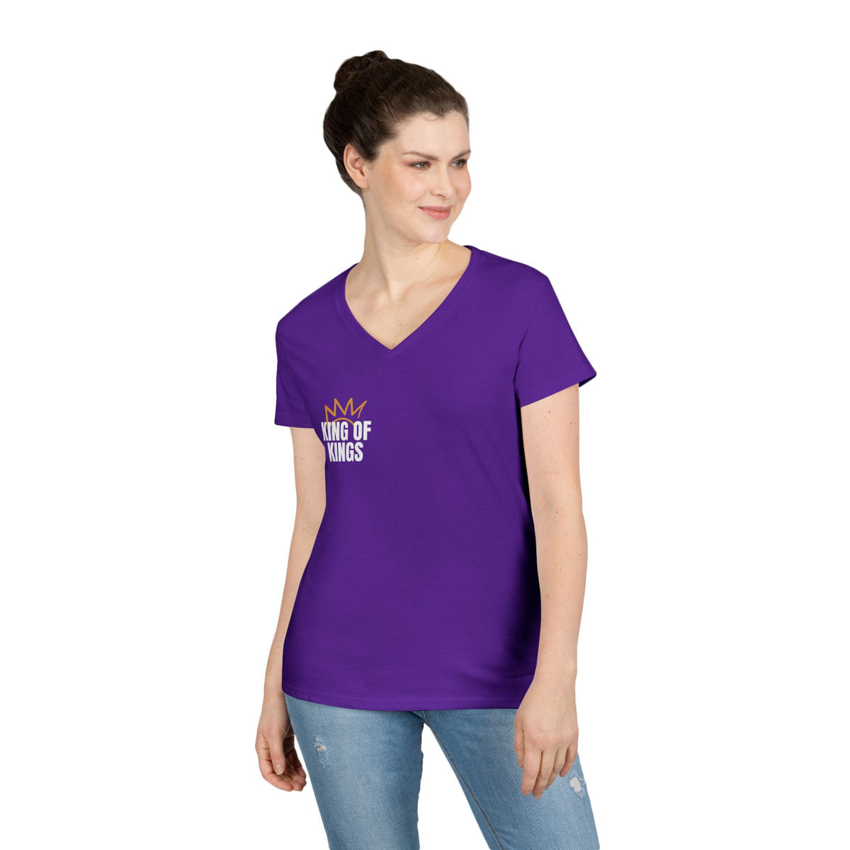King of Kings | Ladies' V-Neck T-Shirt