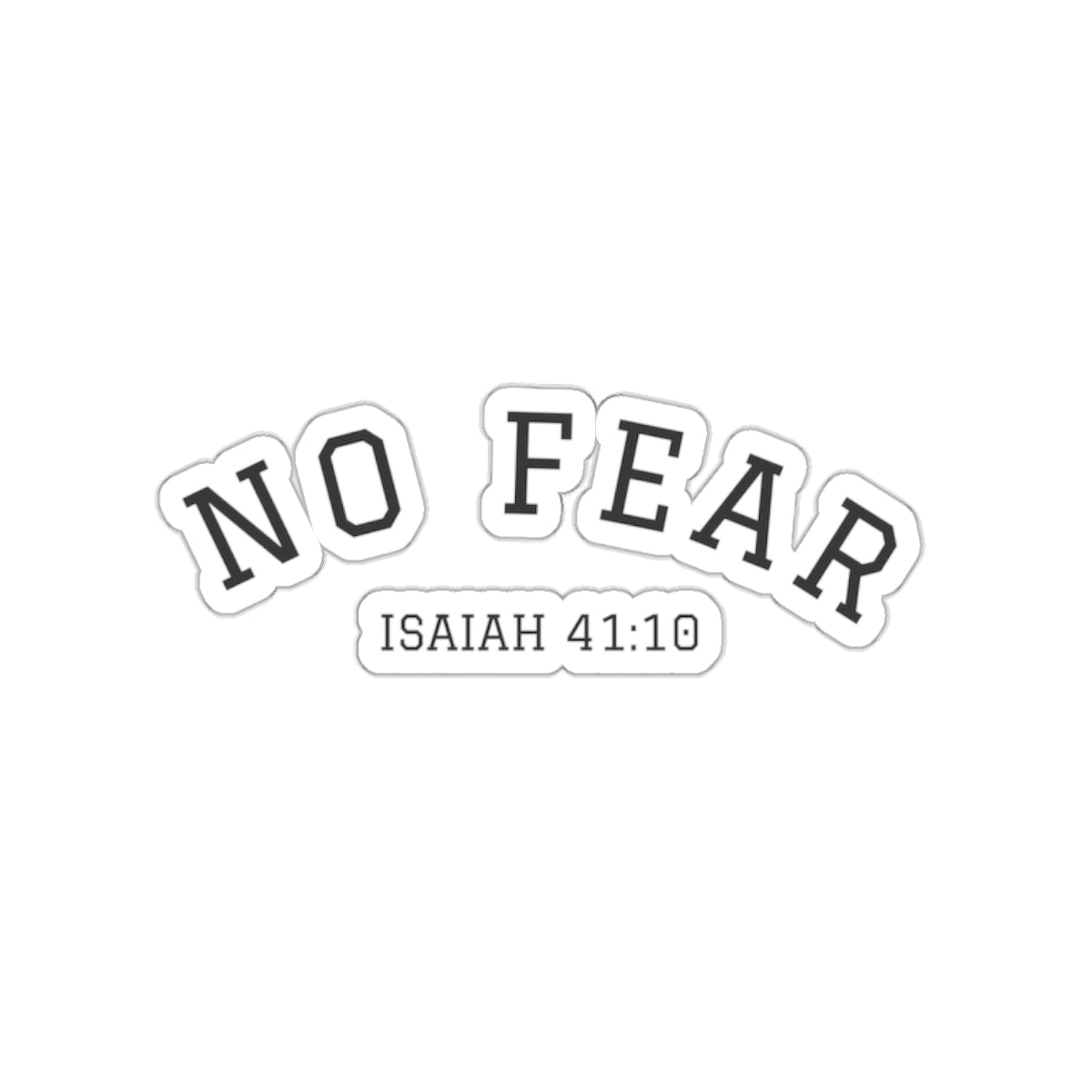 No Fear- Kiss-Cut Stickers