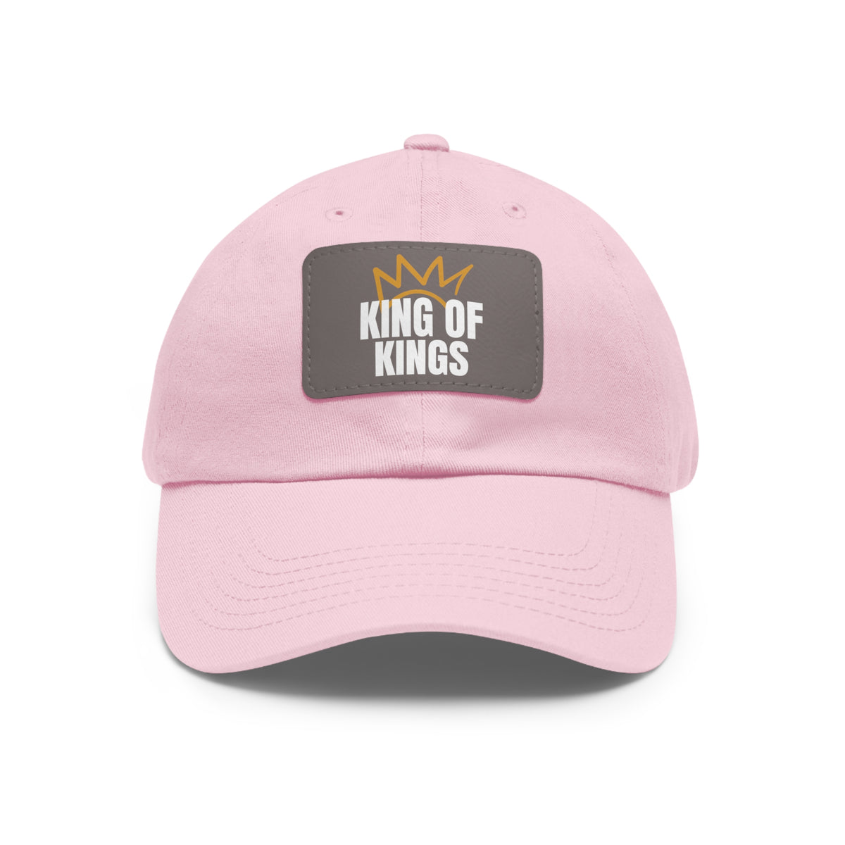 Dad Hat with Leather Patch (Rectangle)