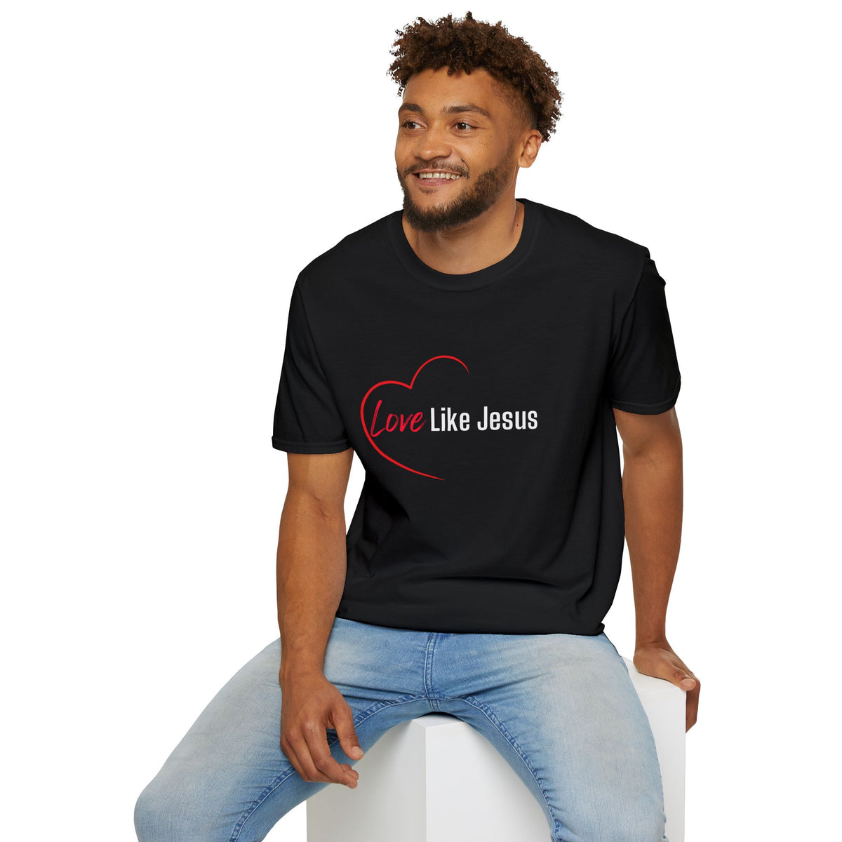 Love Like Jesus Christian T-Shirt – Faith-Based Apparel - Unisex Softstyle T-Shirt