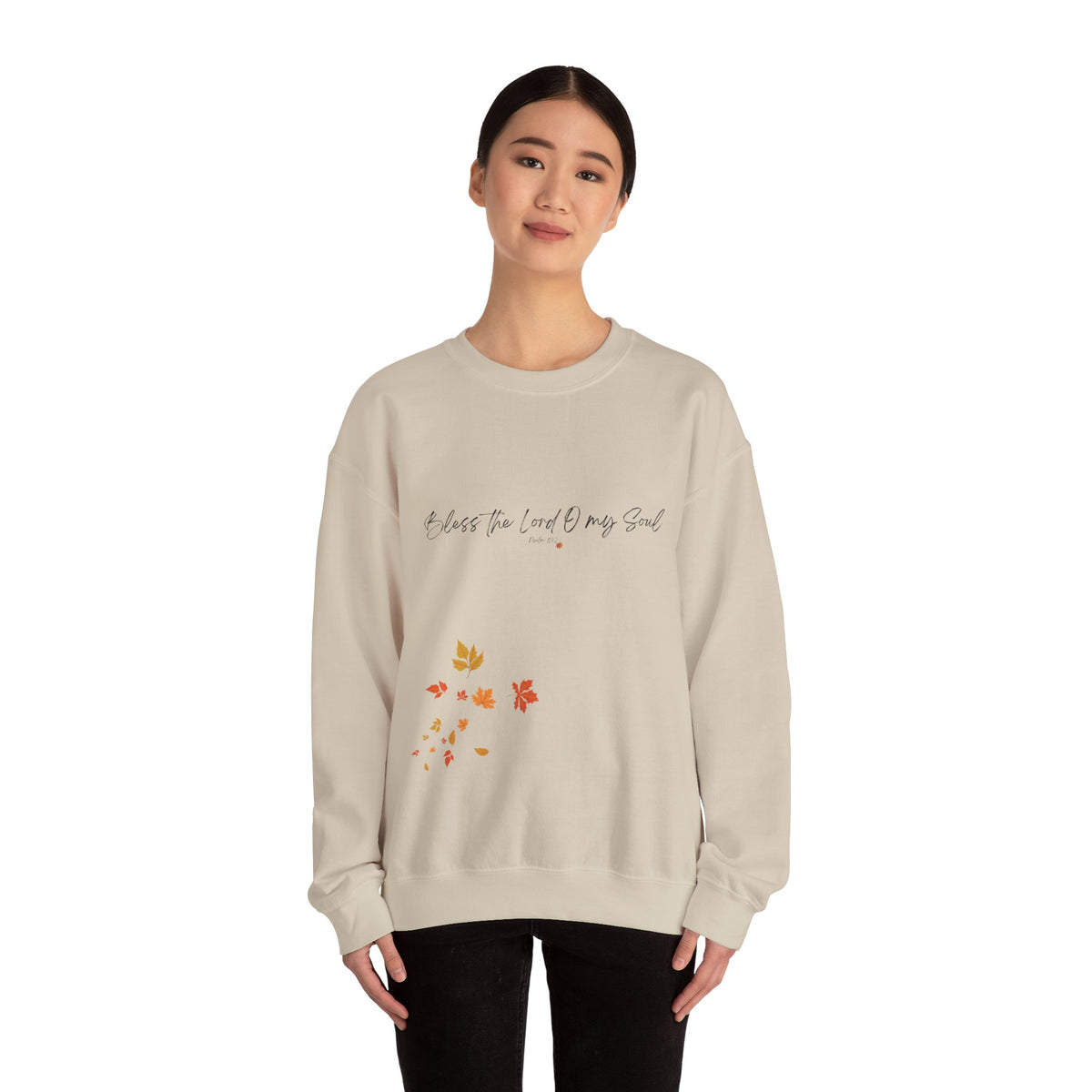 Bless The Lord O My Soul Ver. 2 | Ladies' Heavy Blend™ Crewneck Sweatshirt