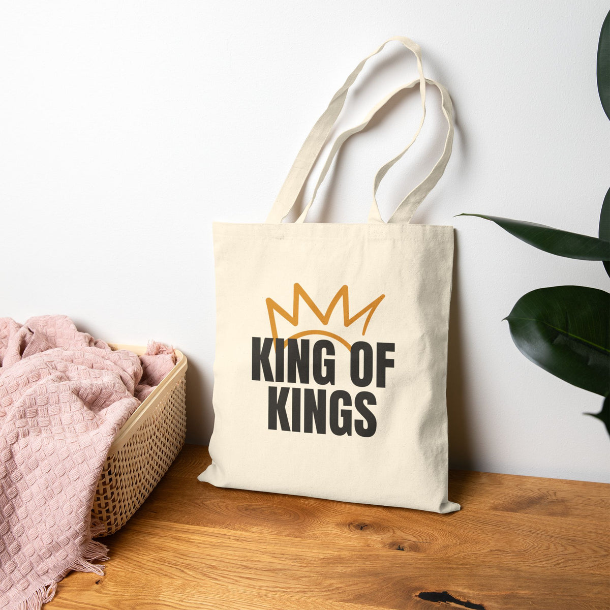 King of Kings | Cotton Canvas Tote Bag