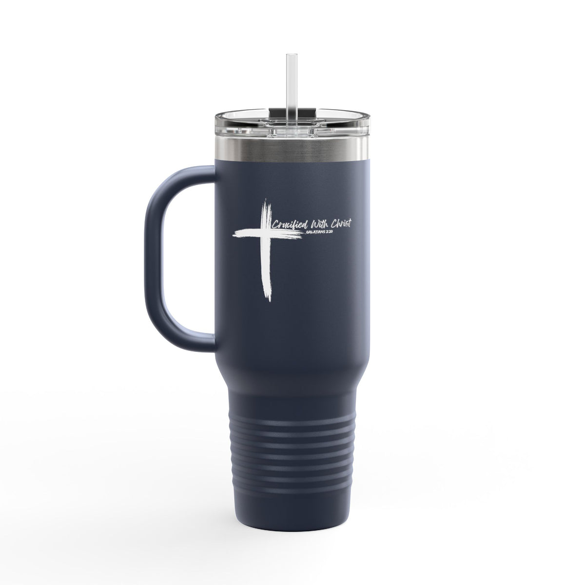 Crucified With Christ Ver.2- Insulated Travel Mug, 40oz