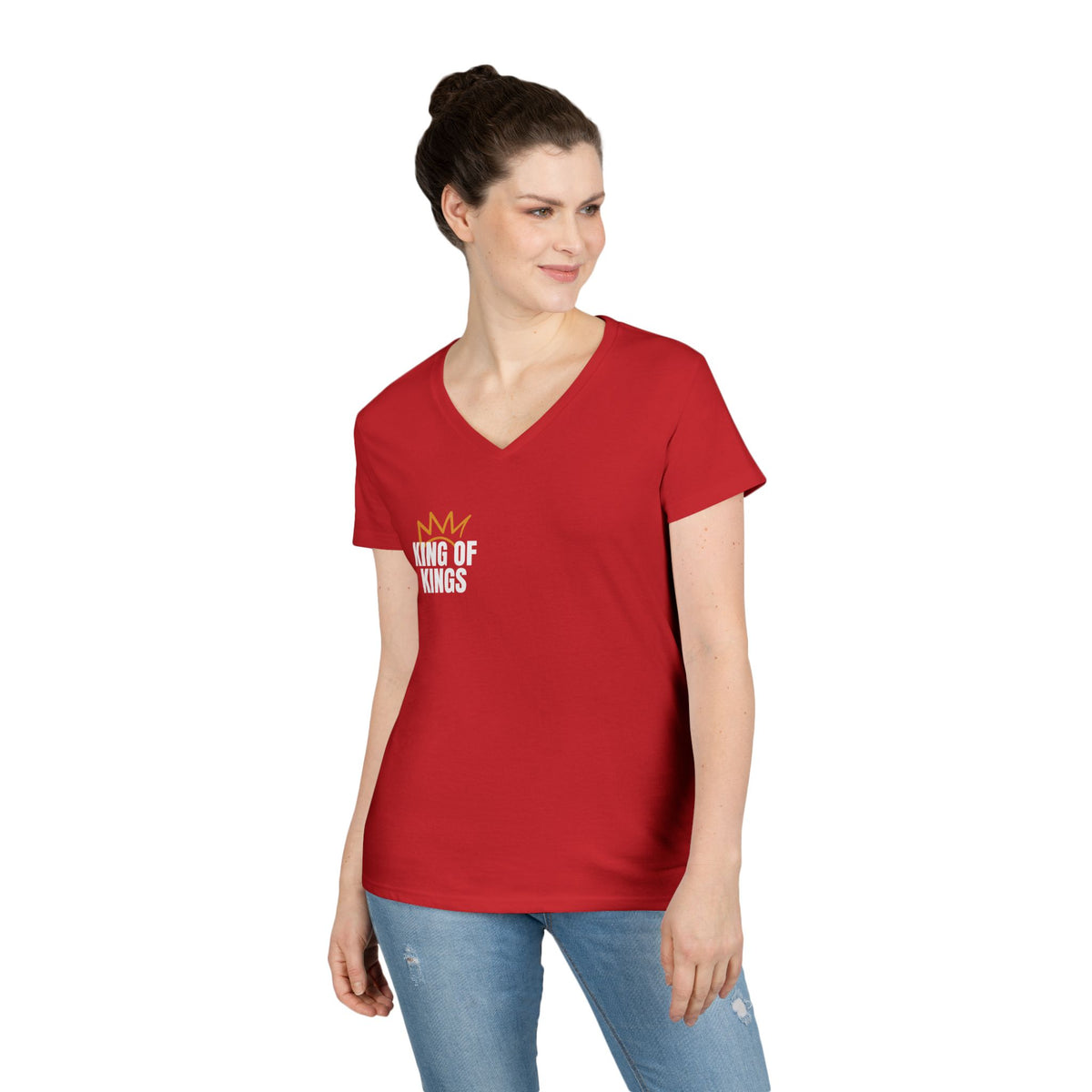 King of Kings | Ladies' V-Neck T-Shirt