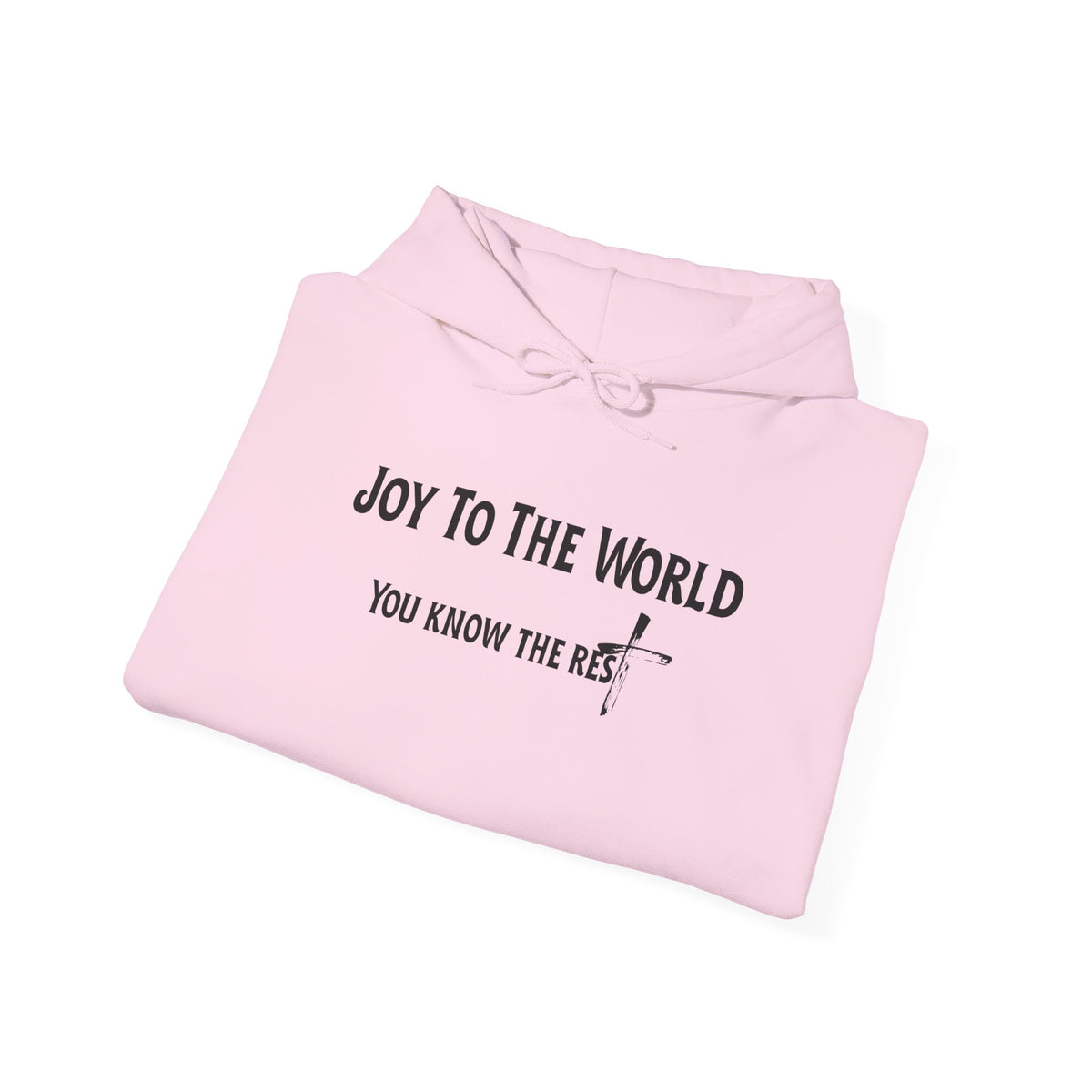 Joy to the World Christian Hoodie – Faith-Based Christmas Wear | Unisex Heavy Blend™ Hooded Sweatshirt