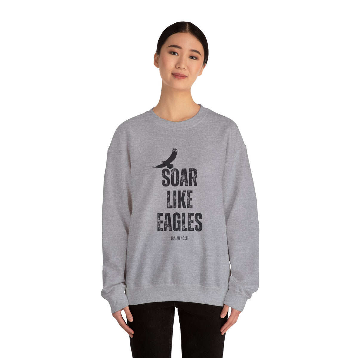 Soar Like Eagles- Unisex Heavy Blend™ Crewneck Sweatshirt