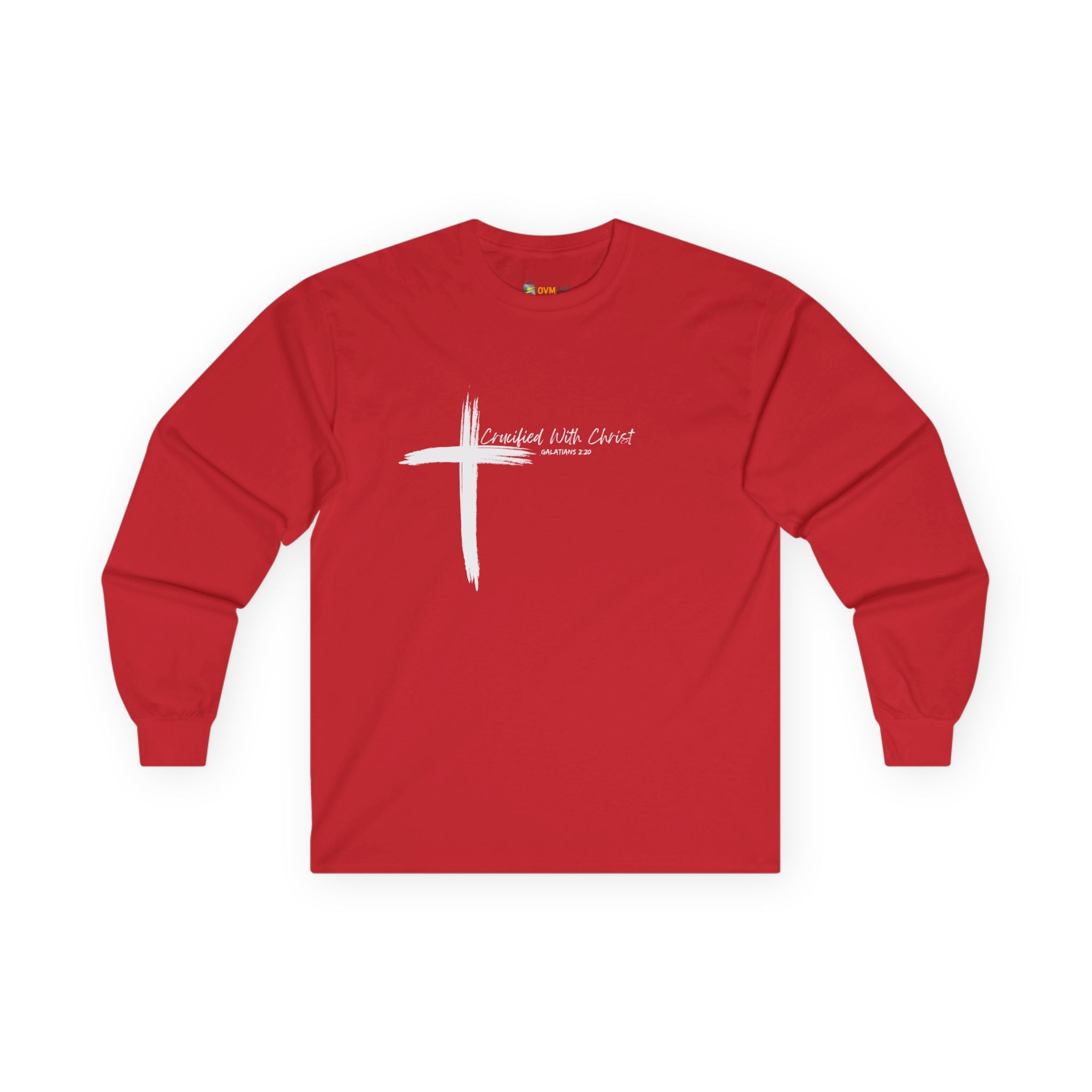 Crucified With Christ Ver.2- Faith-Inspired Unisex Long Sleeve Tee