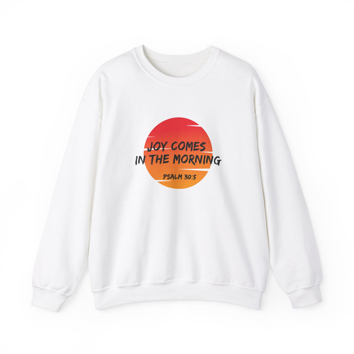 Joy Comes in the Morning- Unisex Heavy Blend™ Crewneck Sweatshirt