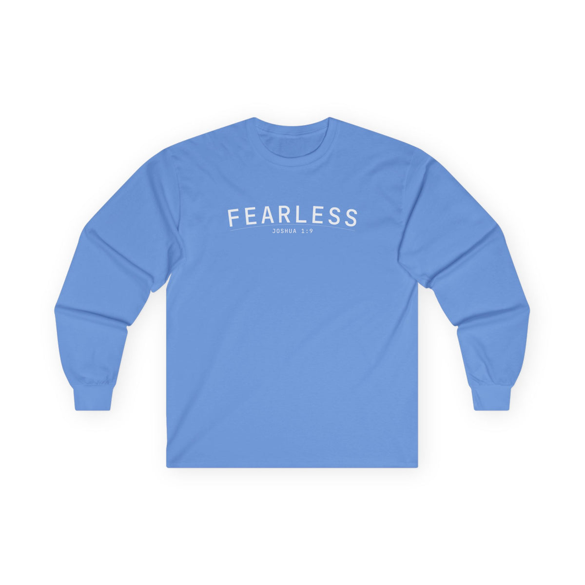Fearless Christian Long Sleeve T-Shirt – Joshua 1:9 Faith in Every Season