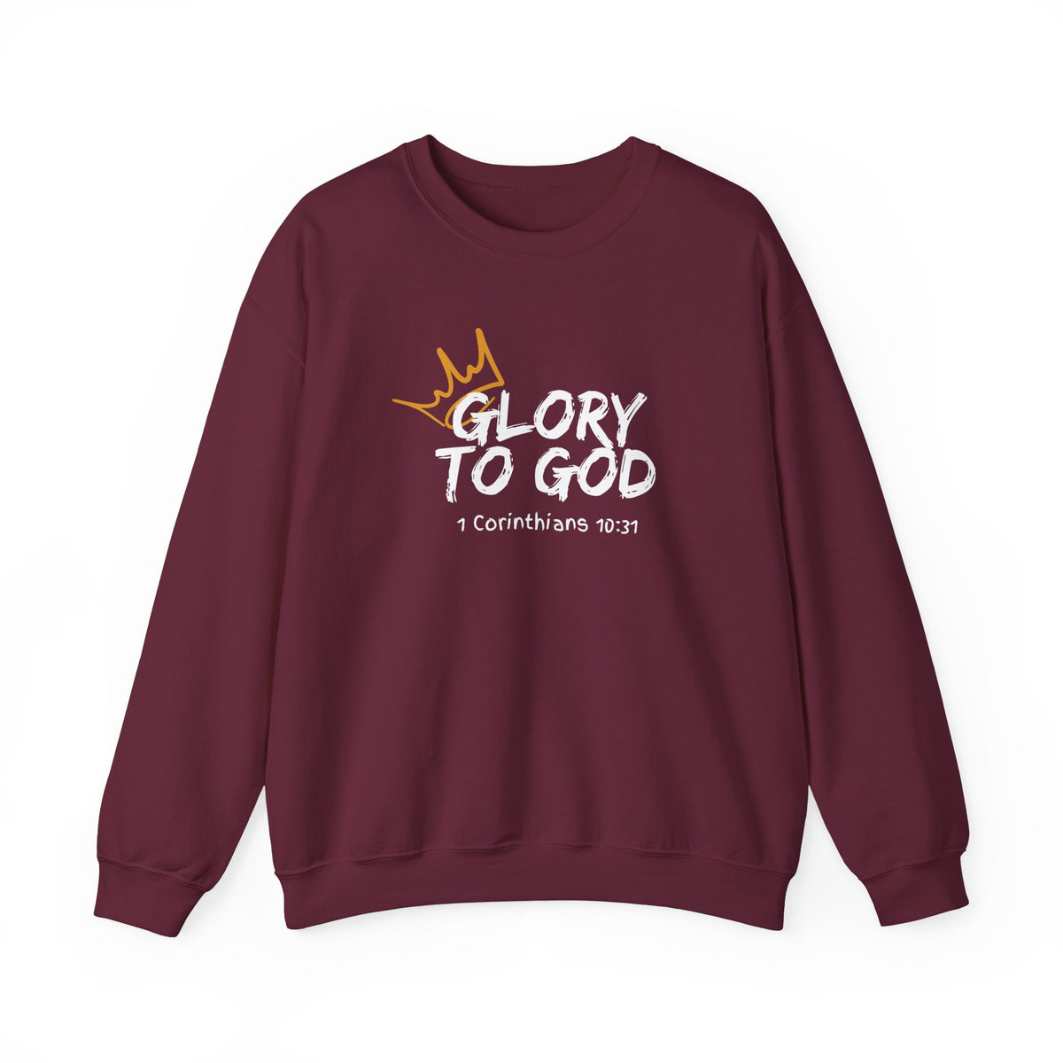 Glory To God- Unisex Heavy Blend™ Crewneck Sweatshirt