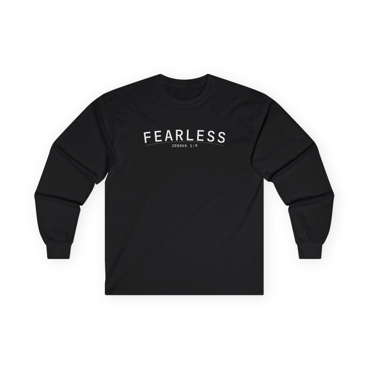 Fearless Christian Long Sleeve T-Shirt – Joshua 1:9 Faith in Every Season