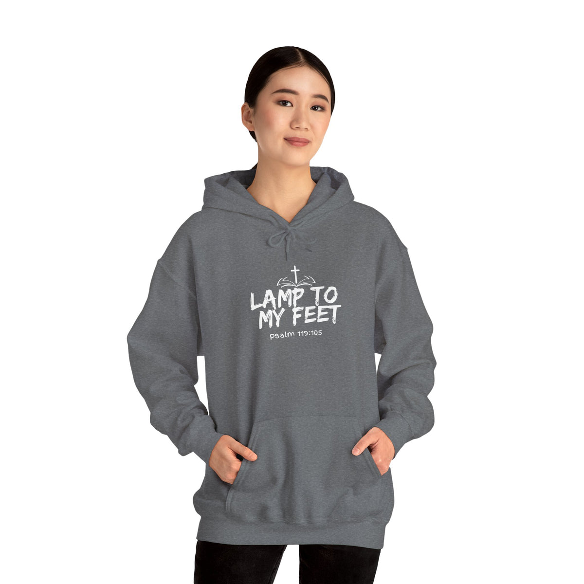 Lamp To My Feet- Unisex Heavy Blend™ Hooded Sweatshirt