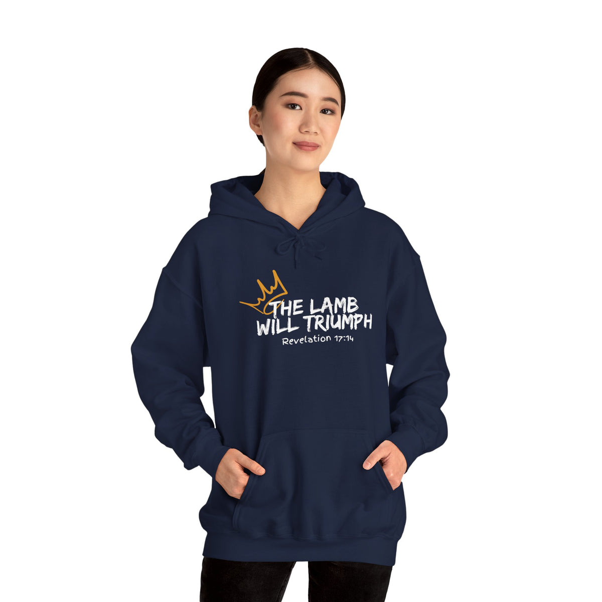 The Lamb Will Triumph Ver.2- Unisex Heavy Blend™ Hooded Sweatshirt