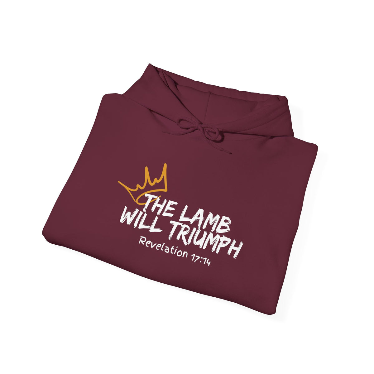 "The Lamb Will Triumph" Unisex Heavy Blend™ Hooded Sweatshirt