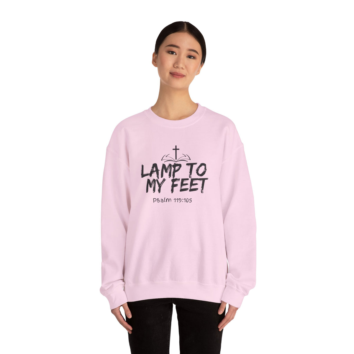 Lamp To My Feet- Unisex Heavy Blend™ Crewneck Sweatshirt