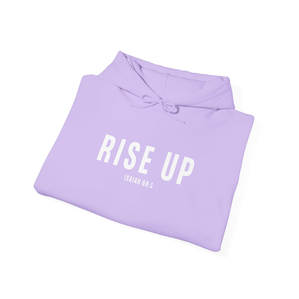 Rise Up Christian Hoodie – Isaiah 60:1 Faith Comfort Wear