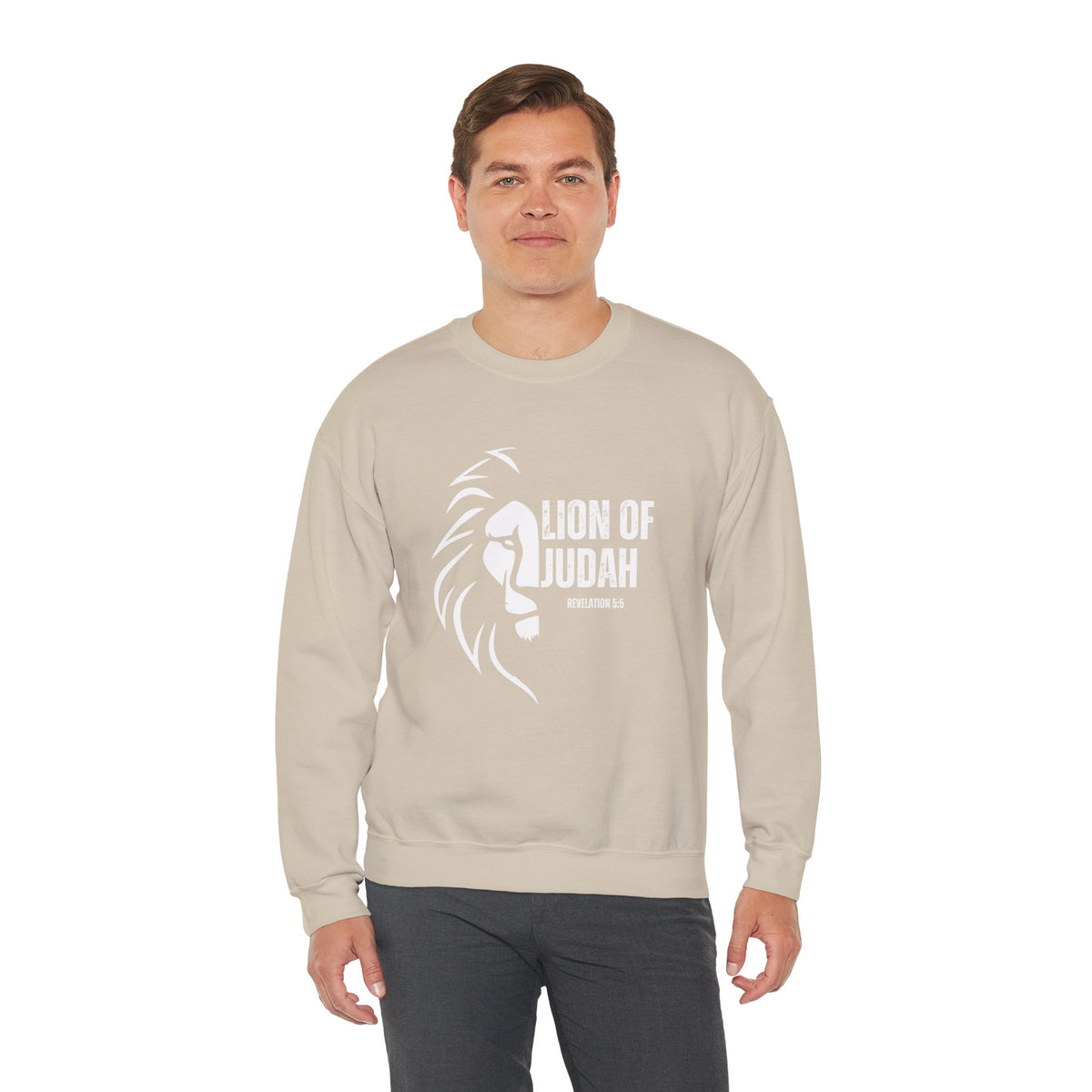 Lion Of Judah- Unisex Heavy Blend™ Crewneck Sweatshirt