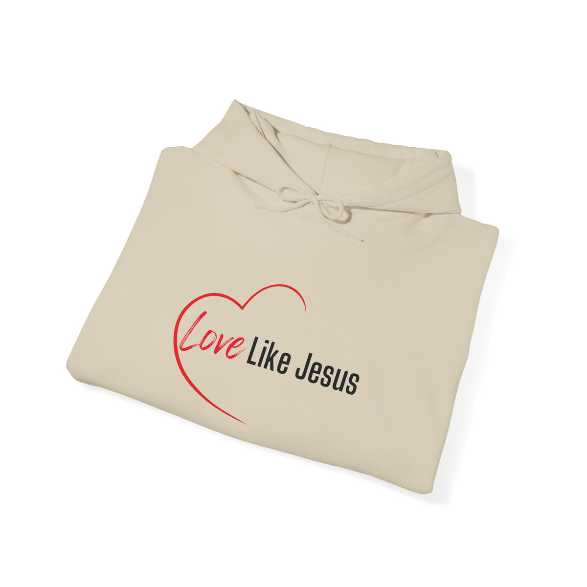 Love Like Jesus Christian Hoodie – Faith-Inspired Comfort Wear - Unisex Heavy Blend™ Hooded Sweatshirt